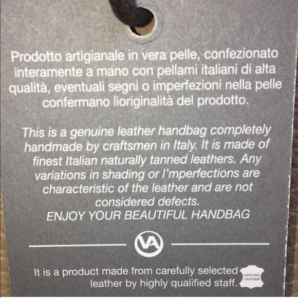 Valentina made in Italy pebble leather backpack - Picture 3 of 8